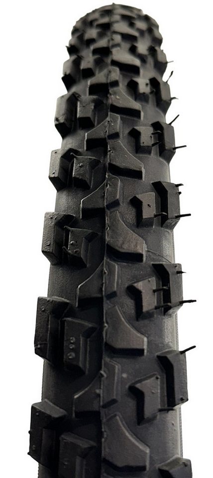 maxxi4you Fahrradreifen 2x VEE Rubber V114 24" Schwarz 47-507 + 2 DV + Heber