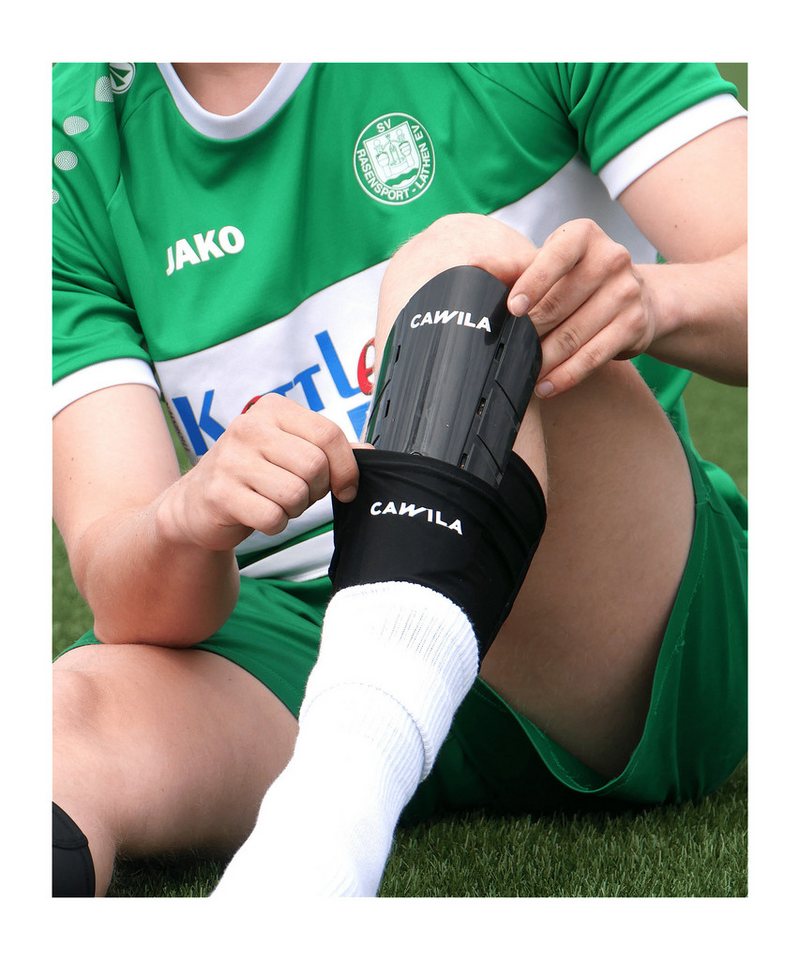 Cawila Fußball Schienbeinschoner Cawila GEAR Schienbeinschoner CLASSIC mit Sleeve Bild 2