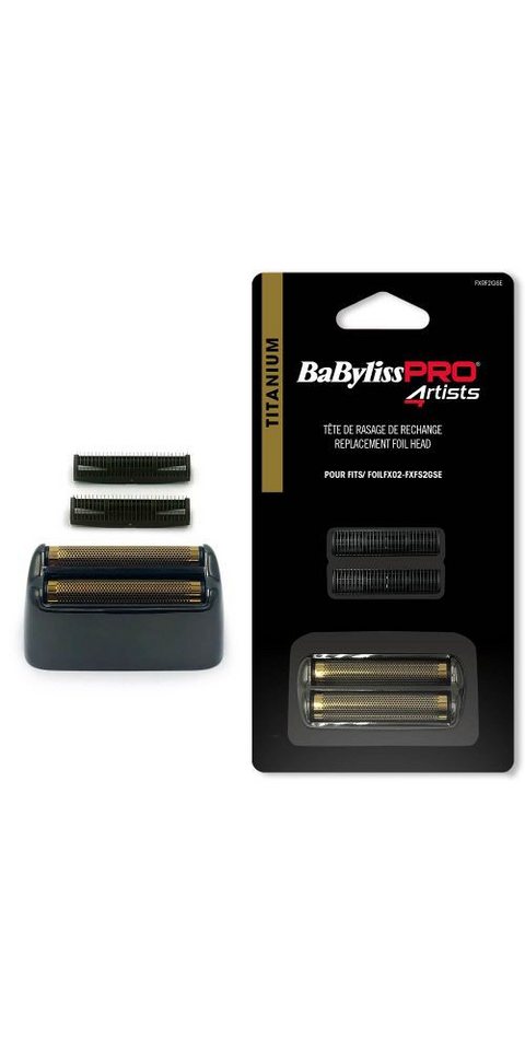 BaBylissPRO Rasieraufsatz Babyliss PRO 4Artists Replacement Head Gunsteel Metal Double Foil