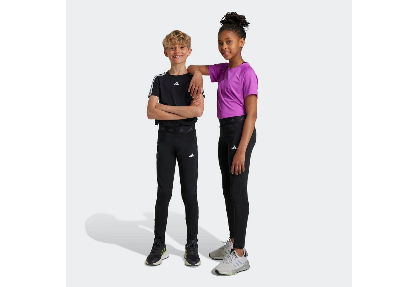 adidas Sportswear Trainingstights TECHFIT LEGGINGS für Kinder, mit AEROREADY-Technologie, eng anliegende Passform Bild 2