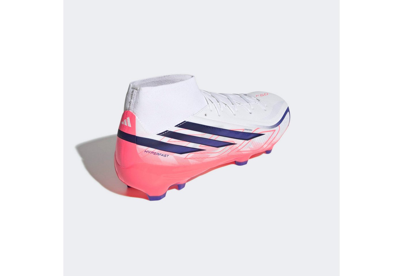 adidas Performance F50 HYPERFAST LEAGUE MID, NATURRASEN Fußballschuh für Rasen und feste Böden, gespielt bei der Weltmeisterschaft 2026