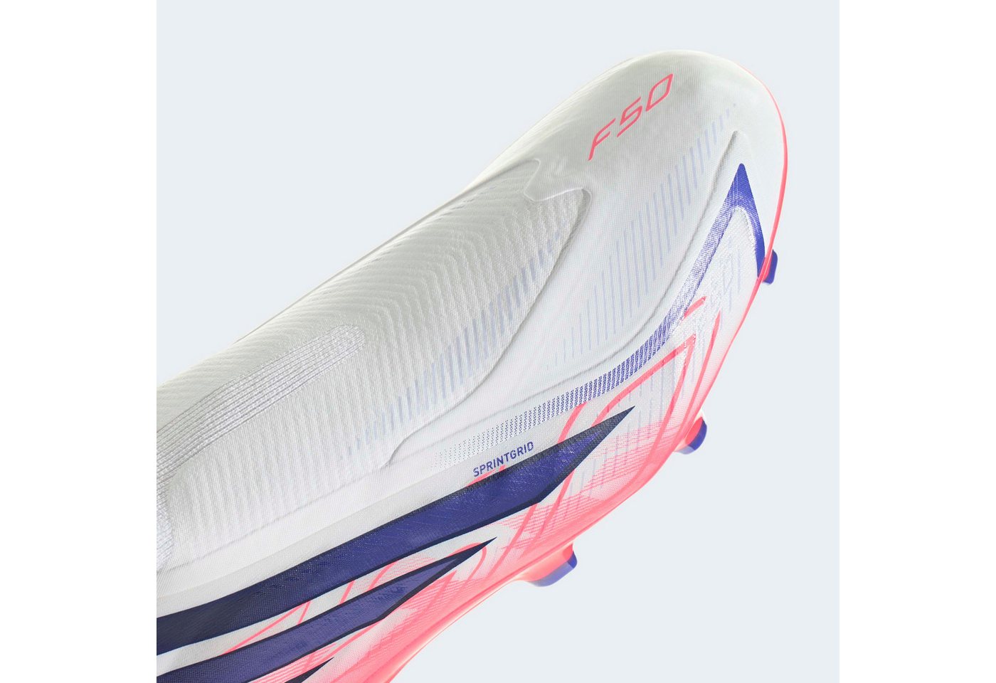 adidas Performance F50 HYPERFAST LEAGUE, NATURRASEN, OHNE SCHNÜRSENKEL Fußballschuh Außensohle für Rasen und feste Böden Bild 4