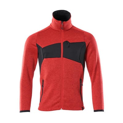 Strickpullover ACCELERATE verkehrsrot/schwarz, Größe XL