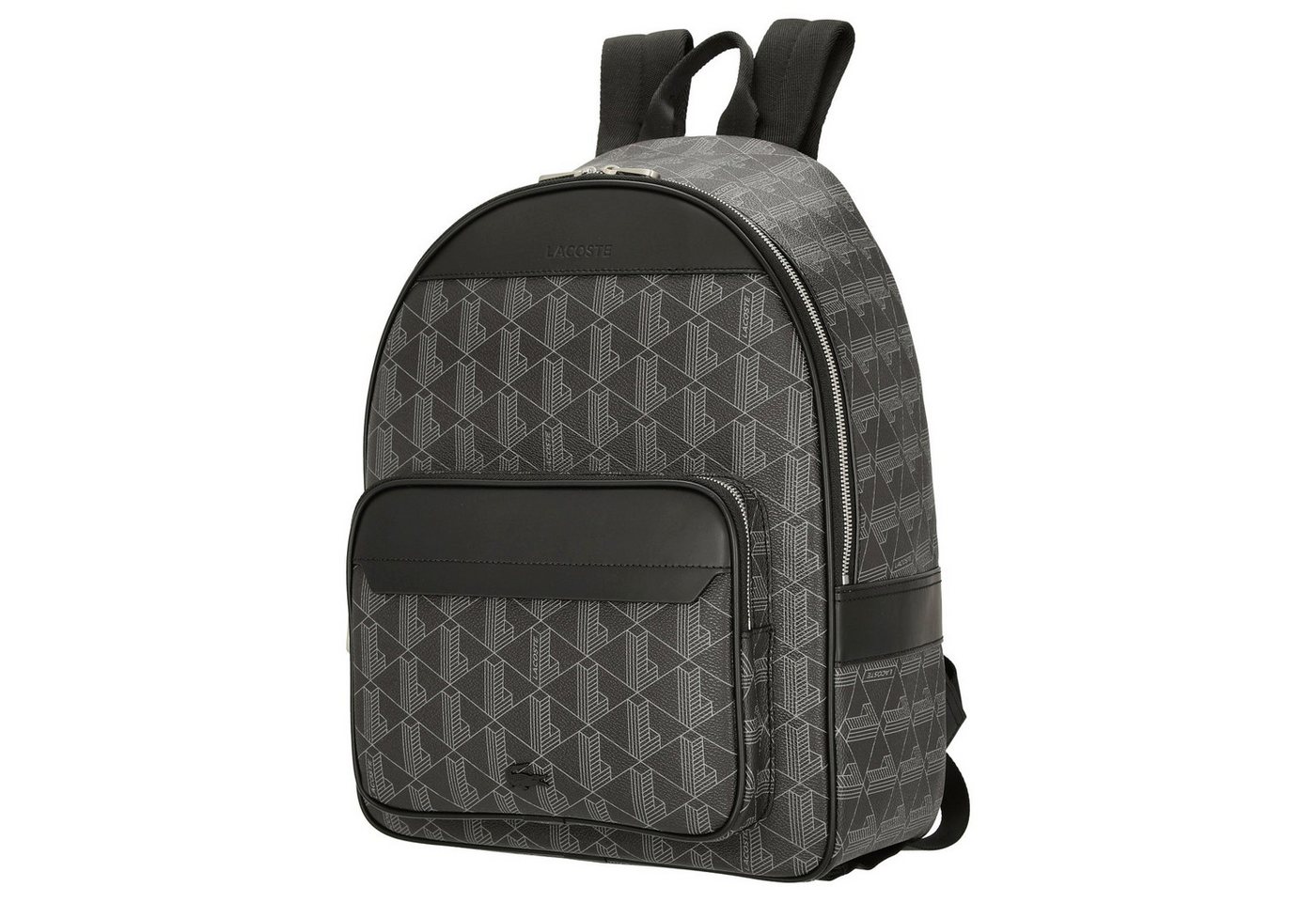 Lacoste Rucksack The Blend - Rucksack aus Canvas 40 cm (allover monogram black) Bild 3