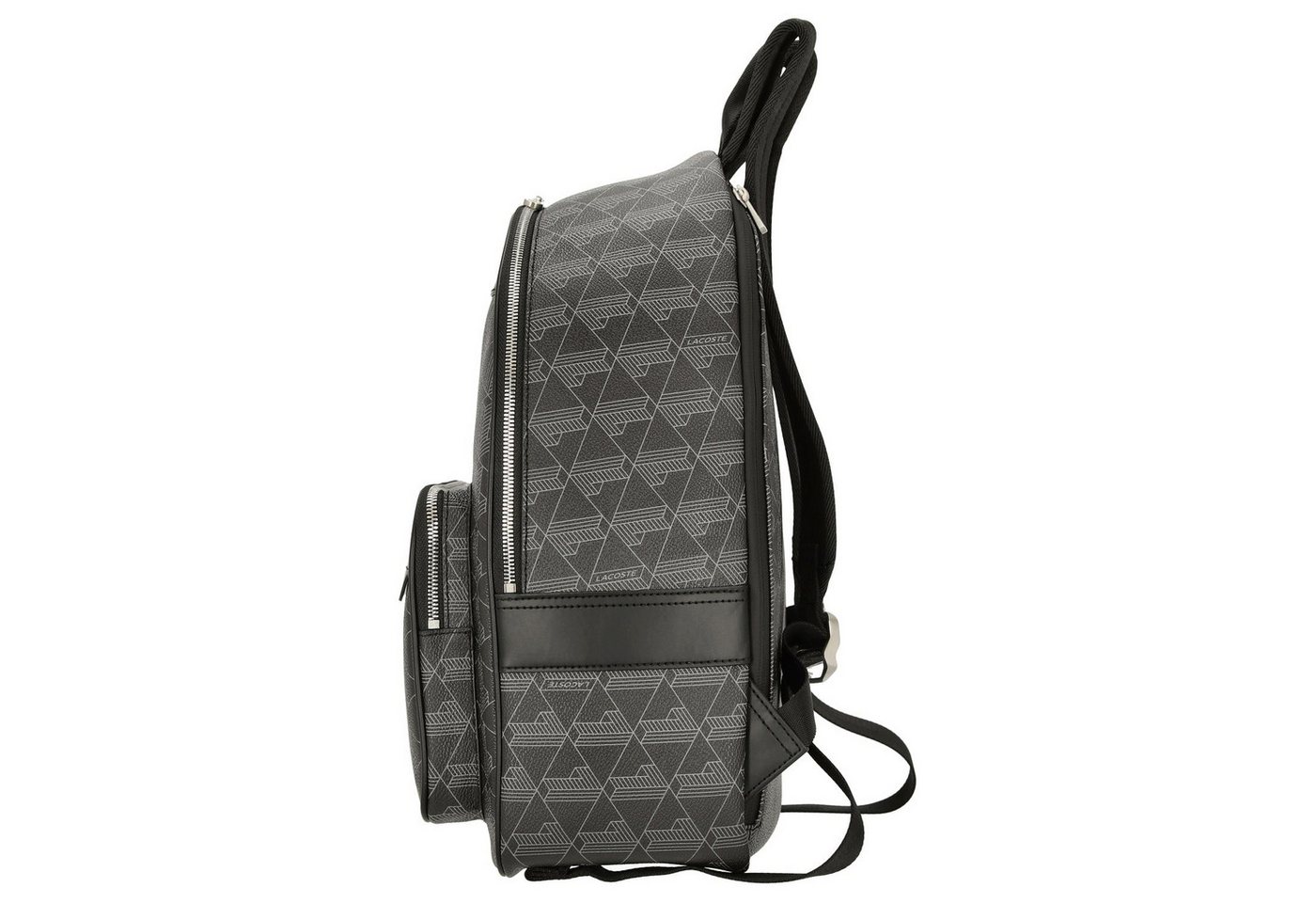 Lacoste Rucksack The Blend - Rucksack aus Canvas 40 cm (allover monogram black) Bild 5