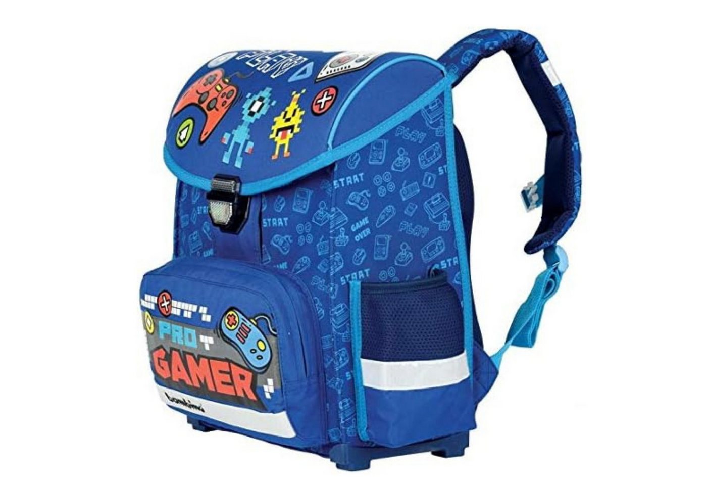 GOLDKIDS Schulranzen Bambino ergonomischer (Schulranzen Ranzen Tornister, 1-tlg., Schultasche Play Game inkl), Regenschutz ab 1.Klasse Grundschule Bild 3