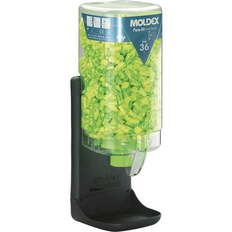 Spender gefüllt Pura-Fit® MoldexStation 7750, grüngelb, 36dB