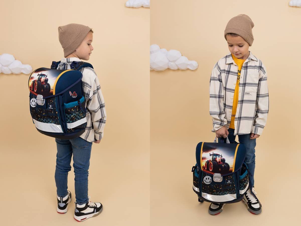 Belmil Schulranzen "Classy" 2026 Set 1. Klasse neue Designs, Trekker, 4tlg.,1. Klasse, Grundschule, Einschulung, Jungen