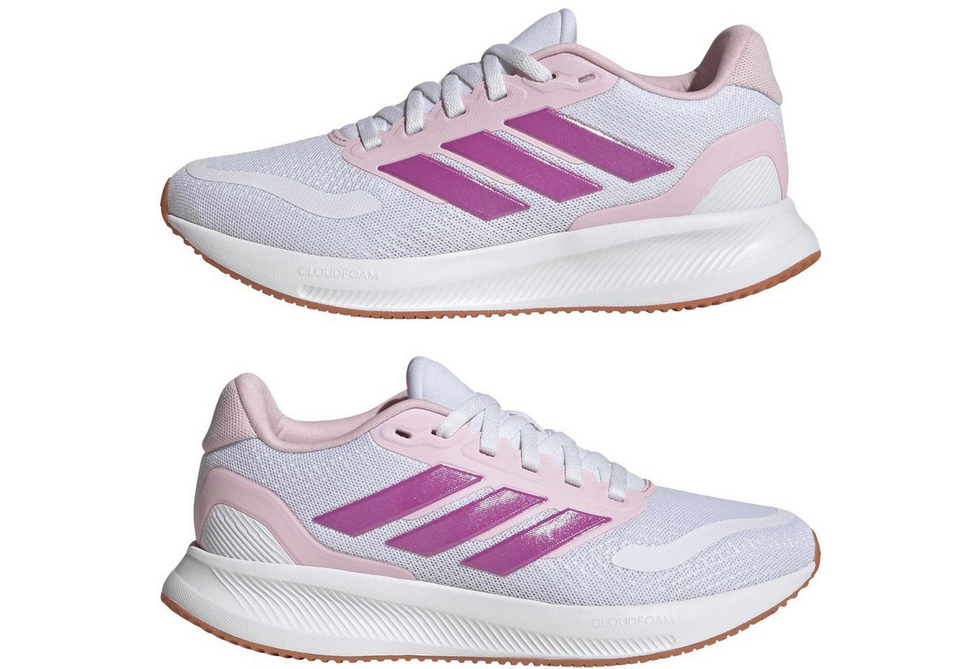 adidas Sportswear RUNFALCON 5 J FTWWHT/CLPINK/GUM10 Hallenschuh Bild 2