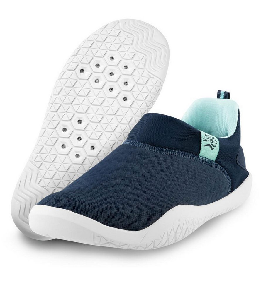 Aqua Speed Aqua Speed Lagarto Schwimmschuhe Gr. 43 – Mit Tuch & Grip-Sohle Wasserschuh (Schwimmschuhe mit Grip-Sohle – Für Alltag, Urlaub & Wellness) Stylische Schwimmschuhe inkl. Tuch – Für Alltag & Therme Bild 5