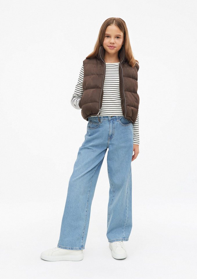 s.Oliver Outdoorjacke Indoor-Weste Boxy Wendeweste in Velours- und Teddy-Mix Bild 4