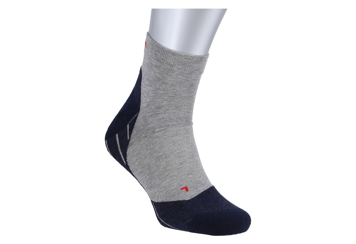 FALKE Laufsocken RU4 Endurance Short (mittelstarke Polsterung) grau Herren - 1 Paar