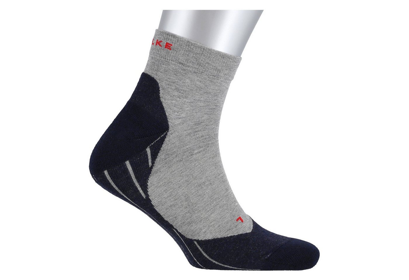 FALKE Laufsocken RU4 Endurance Short (mittelstarke Polsterung) grau Herren - 1 Paar Bild 4