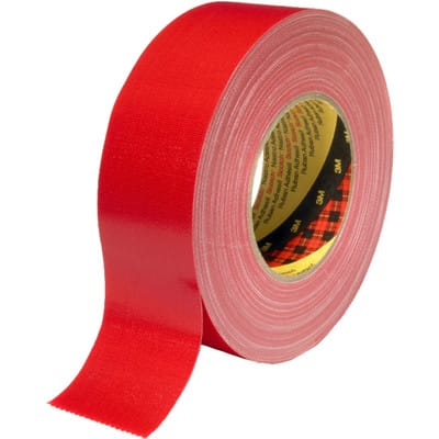 Gewebeklebeband 389 rot 25mm x 50m