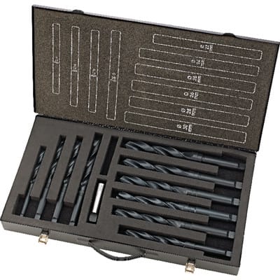 Spiralbohrer Set DIN 345 HSS rollgewalzt 14-30mm +25mm
