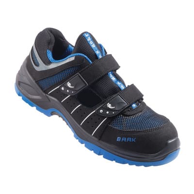 Sicherheitssandale Harry Industrial 7228, S1 SRC ESD, schwarz/blau, W11, Gr. 43