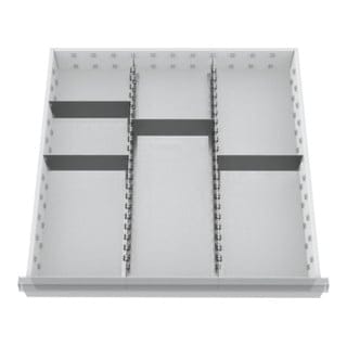Schubladeneinteilung R 24-24 mit Metalleinteilung für Front 200mm