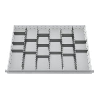 Schubladeneinteilung R 36-24 mit Metalleinteilung für Front 150mm