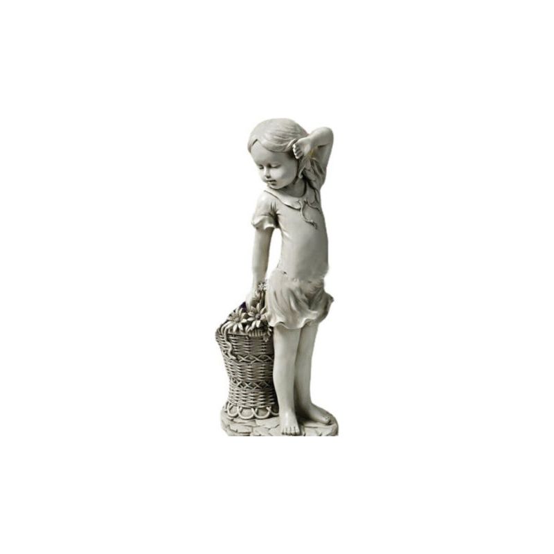 Retro-gartenfigur Aus Hochwertigem Kunstharz – Dekoration Für Drinnen Und Draußen