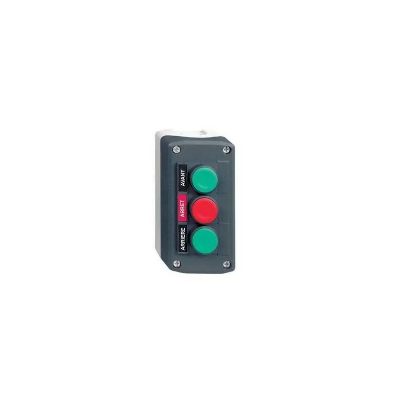 Schneider Xald311 Harmony Box - 3 Tasten Ø22mm - Grün/rot/grün