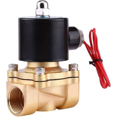 220-v-wechselstrom-magnetventil 3/4" Aus Zink-nc-legierung, Normalerweise Geschlossen, Für Gas, Luft, Öl Und Wasser