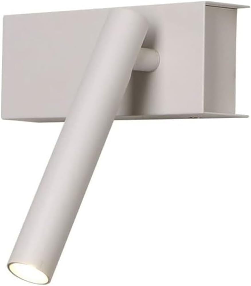Applique Murale Intérieure Led, Rotative À 350°, Applique Rectangulaire Moderne, Adaptée Aux Chambres Et Aux Salons (lumière Chaude, Blanche).