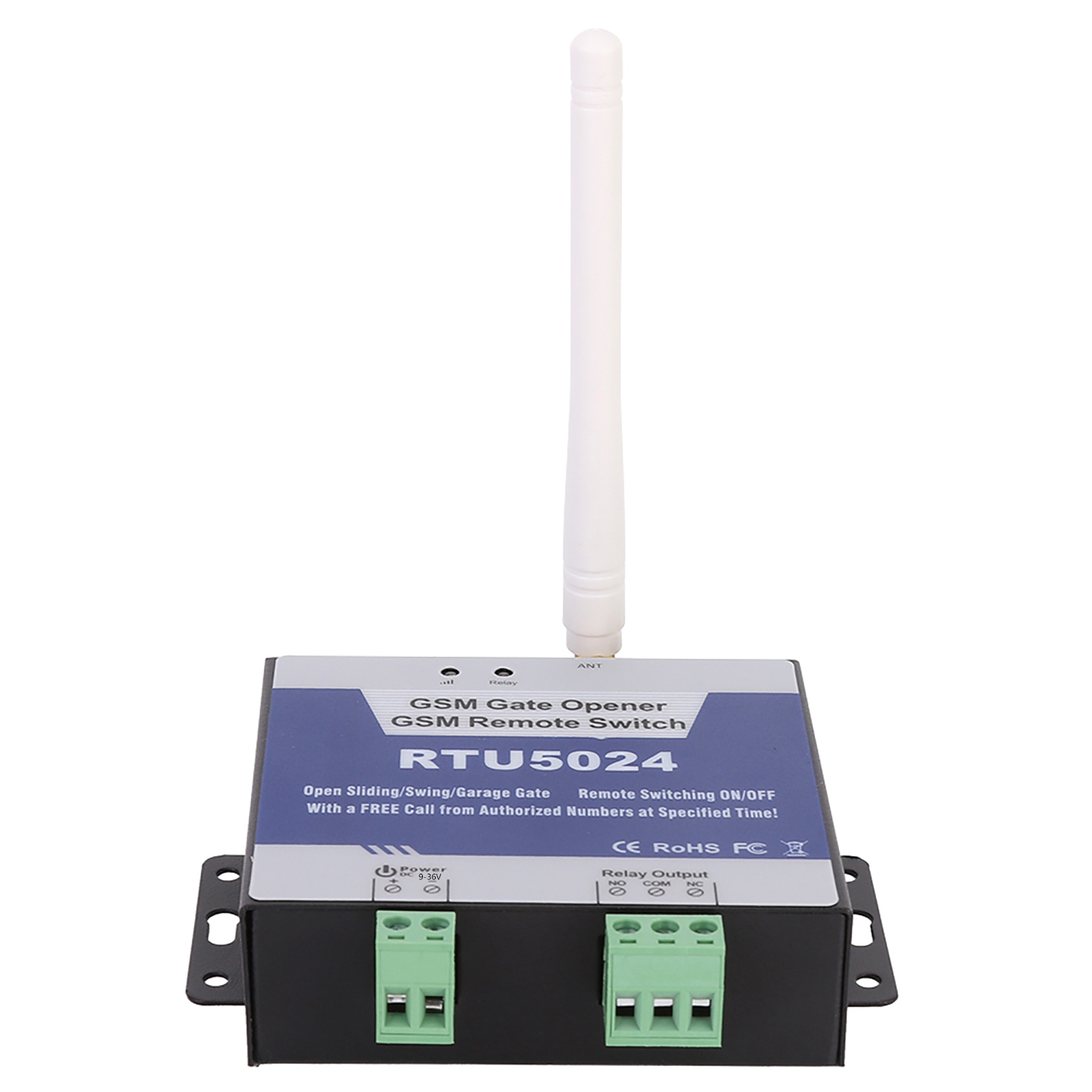 Rtu5024 Interrupteur Relais Gsm Pour Portail Sans Fil, Télécommande Porte Garage Dc 9‑36v