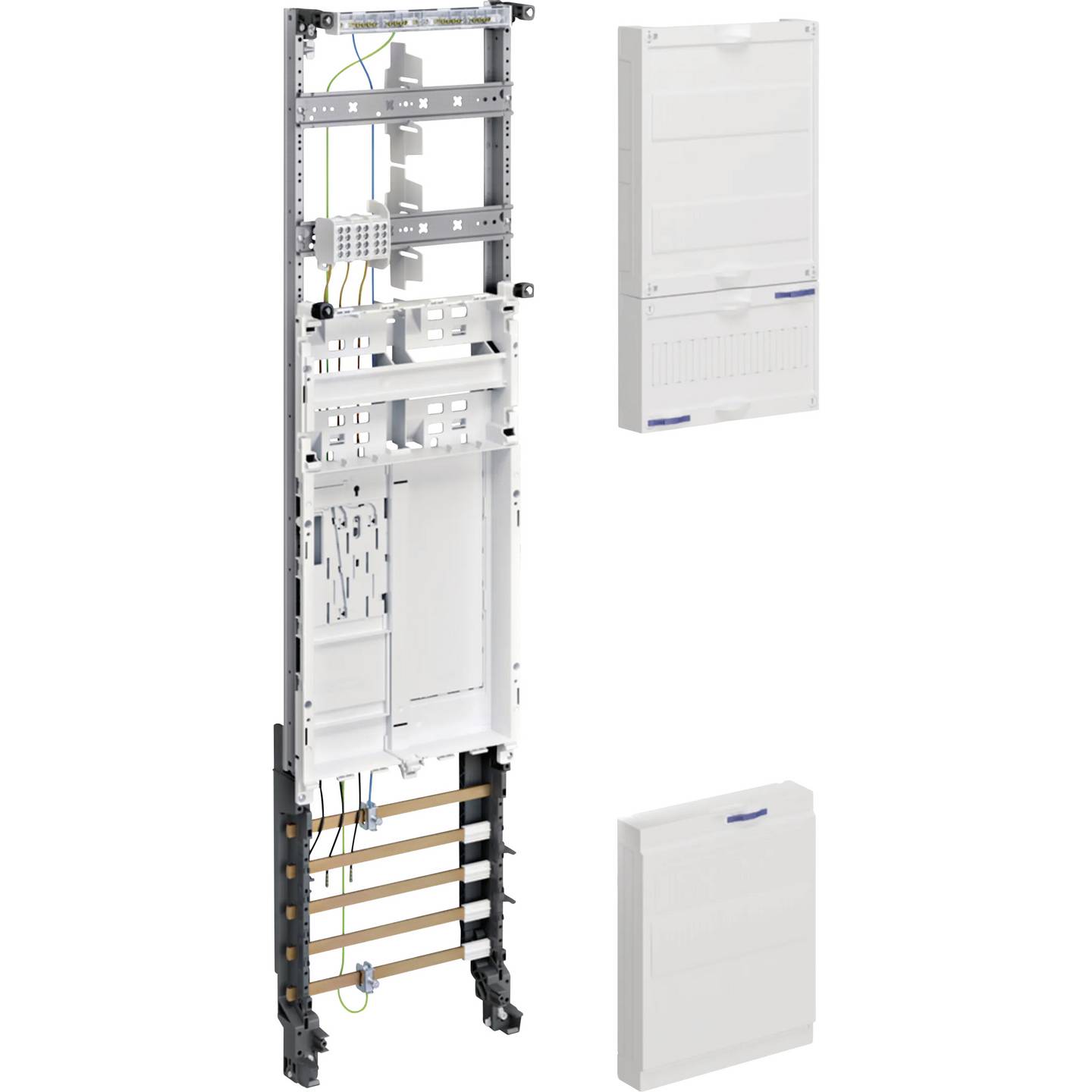 [neuwertig] B-ware Hager Komplettfeld Einbausatz Zählerplatz Universz 1 Feld 16mm2 Zh3en16 1 St