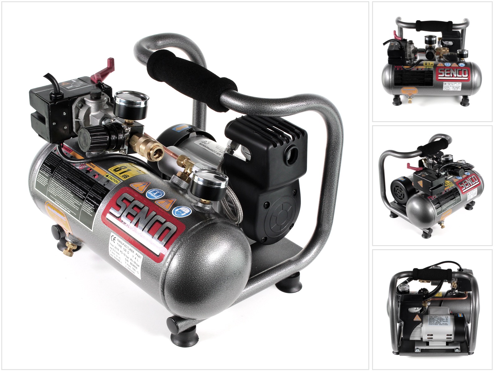 Senco - Pc 1010 Eu Kompressor Leicht Und Leise 3,8 Liter 8,00 Bar 20 L/min