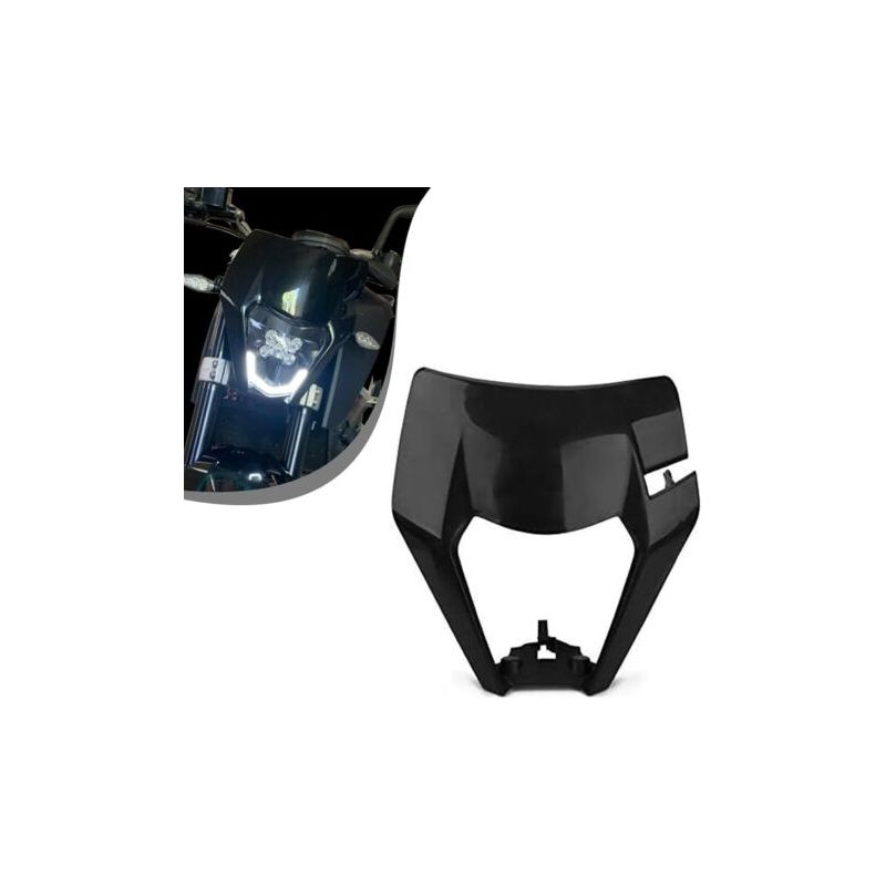 Scheinwerferplatte Für Motorräder 125 150 250 300 350 450 500 Exc Xcw Exc-f 2017 2018 Dirt Bike Enduro Motocross Supermoto - Schwarz