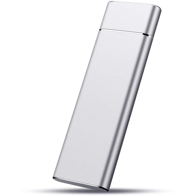 Hard Drive Enclosure, M.2 Ngff Usb C Ssd Enclosure Usb3.0 5gbps High Speed Transfer Usb 3.1 10gbps Type C Metal External Hard Drive Case For Win 7 10 For Ios(argent)