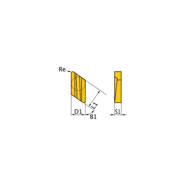 Ersatzwendeplatten KNUX 160405R (VPE mit 5 Stk.)