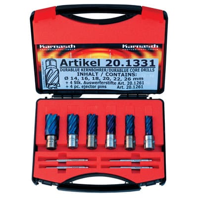 Kernbohrer-Set Blue-Line Pro 30mm Ø14/16/18/20/22/26mm