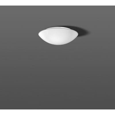 Anbauleuchte 2x60W FlatBasic AGL ws mt E27 k.Betriebsger IP44 Ø370mm Gl_opal