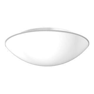 Sensorleuchte 60W FlatBasic AGL ws mt E27 k.Betriebsger IP44 Ø370mm Gl_opal