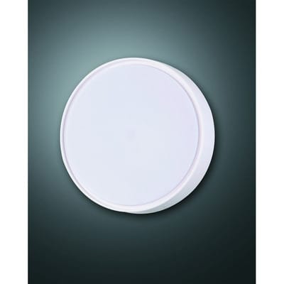 Anbauleuchte 42W Hatton AGL ws mt E27 k.Betriebsger IP65 Ø250mm Kst_opal