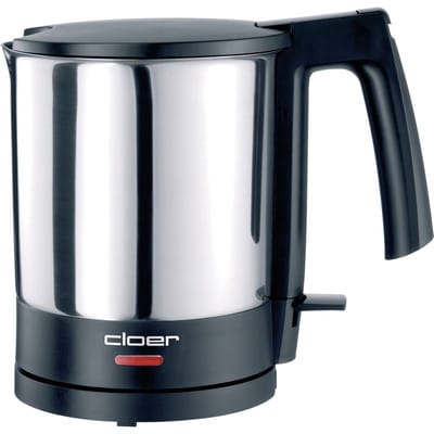Wasserkocher 1,5l Edelstahl 2000W Edelstahl/sw Anz:innen Anzeige:innen mit Sieb