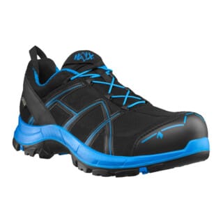 Sicherheitshalbschuh BLACK EAGLE Safety 40.1 low/black-blue, S3, schwarz/blau, Größe UK 12.5 / EU 48