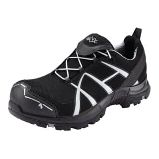 Sicherheitshalbschuh BLACK EAGLE Safety 41.1 low/black-silver, S1P, schwarz/silber, Größe UK 6.5 / EU 40
