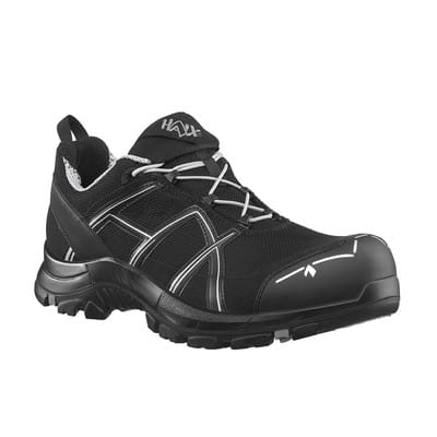 Sicherheitshalbschuh BLACK EAGLE Safety 41.1 low/black-silver, S1P, schwarz/silber, Größe UK 11.5 / EU 47