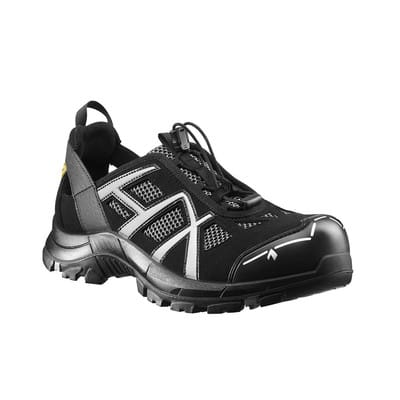 Sicherheitssandale BLACK EAGLE Safety 61.1 low, S1P, schwarz/silber, Größe UK 6.5 / EU 40