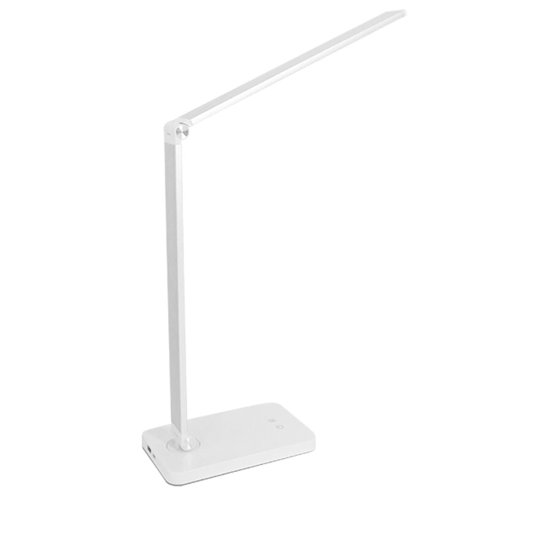 Wiederaufladbare Led-tischlampe 6,5w 280 Lm Mit Touch-dimmer, Weiß