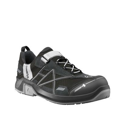 Sicherheitshalbschuh CONNEXIS Safety T Ws S1P low grey-silver, S1P, grau/silber, Größe UK 3.0 / EU 35