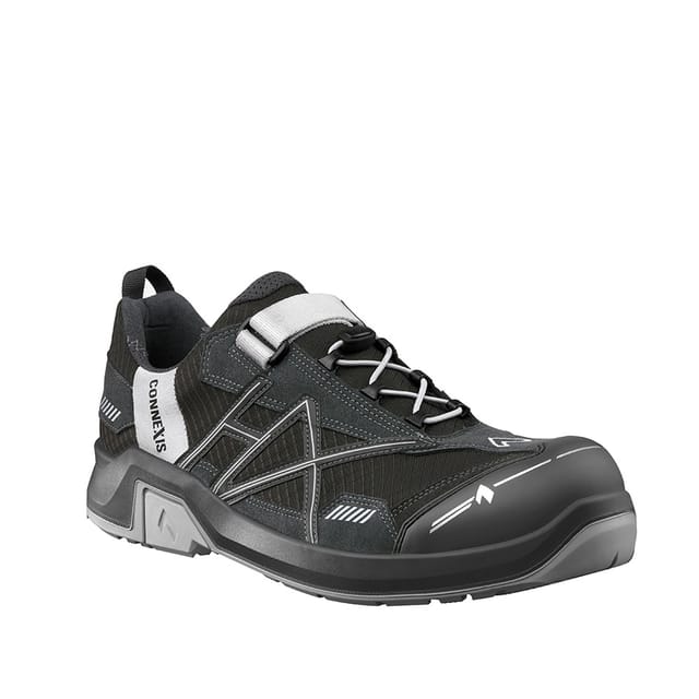 Sicherheitshalbschuh CONNEXIS Safety T Ws S1P low grey-silver, S1P, grau/silber, Größe UK 3.5 / EU 36