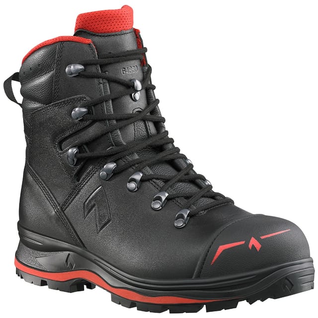 Sicherheitsstiefel TREKKER PRO 2.0, S3, schwarz/rot, Größe UK 5.0 / EU 38