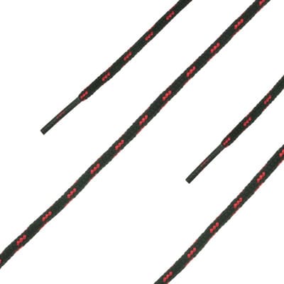 Schnürsenkel RWA schwarz - rot, Größe 210