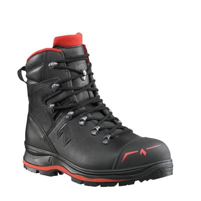 Sicherheitsstiefel TREKKER PRO 2.0, S3, schwarz/rot, Größe UK 6.0 / EU 39