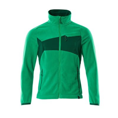 Fleecejacke mit Antipilling, grasgrün/grün, Größe XL