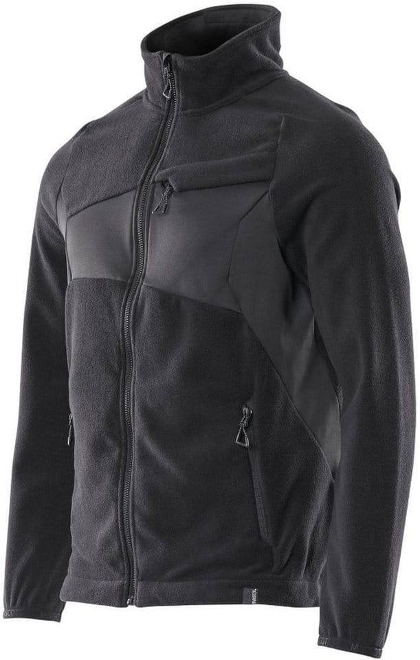 Fleecejacke mit Antipilling, schwarz, Größe XL