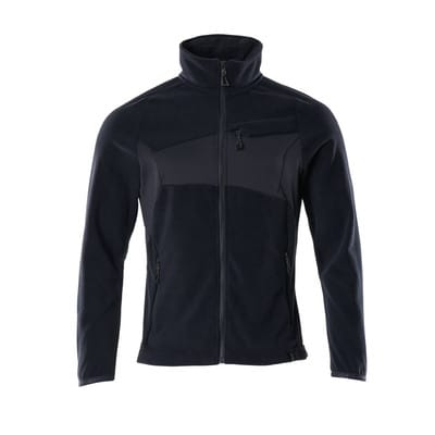 Fleecejacke mit Antipilling, schwarzblau, Größe M